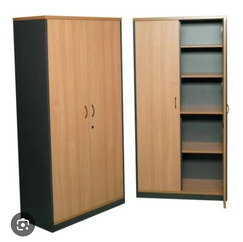 2 Door 18MM Prelam Particle Board Filing Cabinet with Double Door